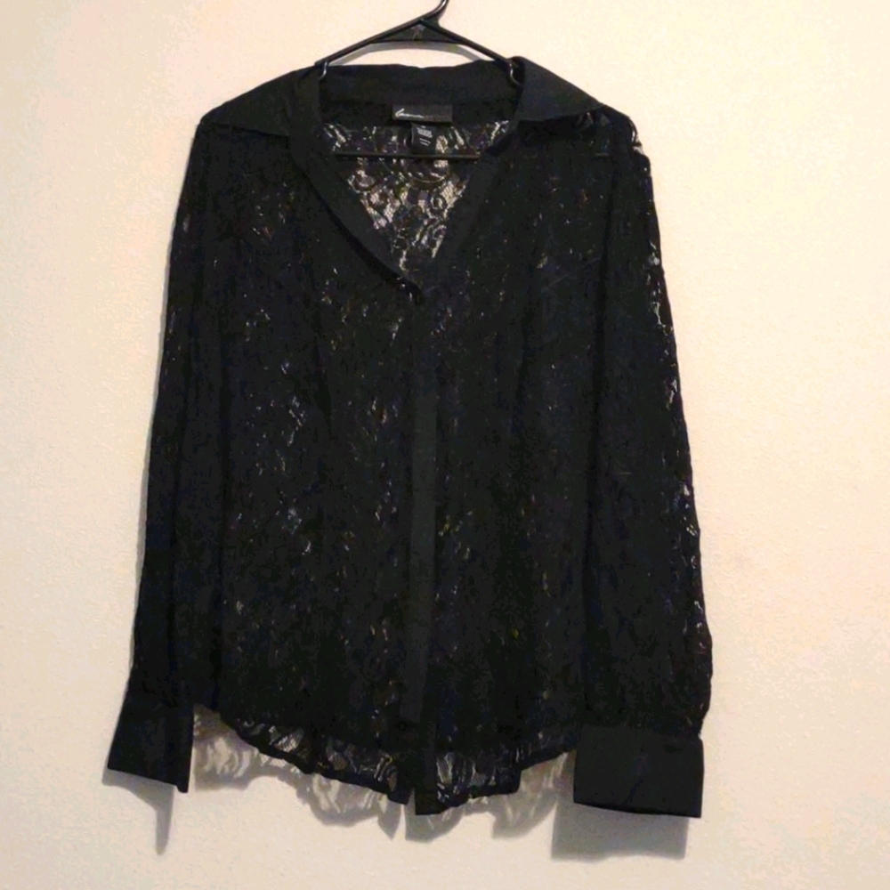 Lane Bryant lace top